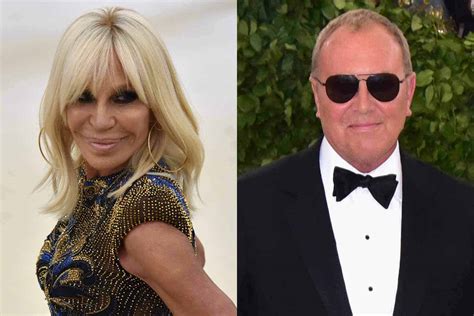 michael buys versace|donatella Versace michael kors.